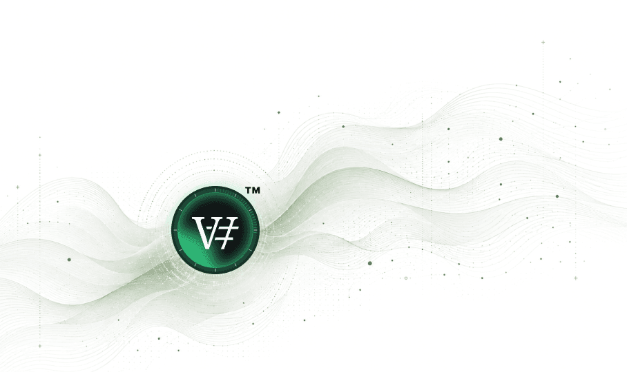 vitality score symbol over pattern helix